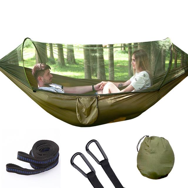 Portable Outdoor Camping Hammock With Bug Net