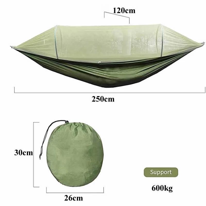 Portable Outdoor Camping Hammock With Bug Net