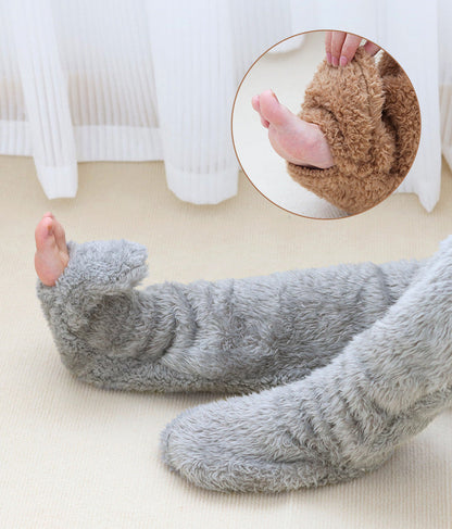 Snugmallow™ Winter Leg Warmers - CozyThigh High Plush Socks