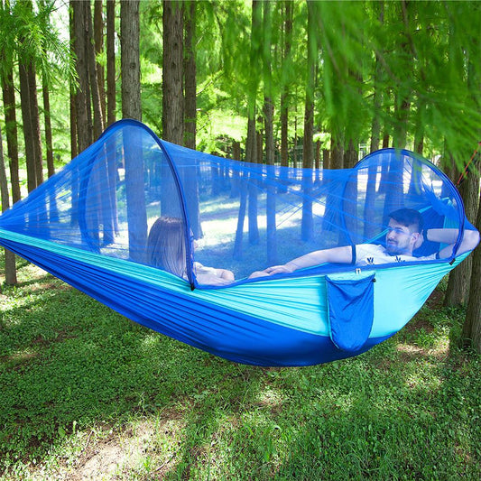 Portable Outdoor Camping Hammock With Bug Net
