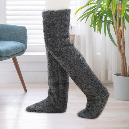 Snugmallow™ Winter Leg Warmers - CozyThigh High Plush Socks