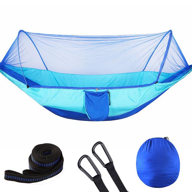 Portable Outdoor Camping Hammock With Bug Net