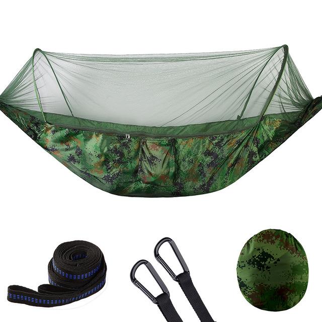 Portable Outdoor Camping Hammock With Bug Net